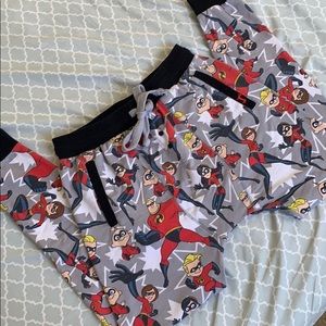 Disney Incredibles Joggers Sweatpants M